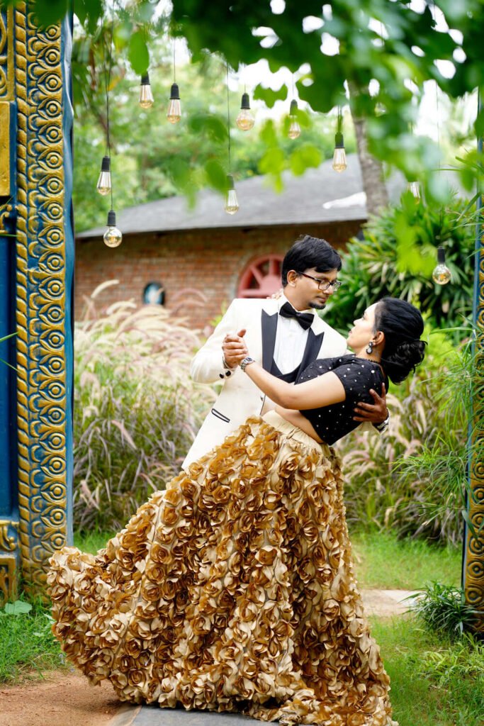 Rented costumes for pre-wedding photoshoot in Bangalore