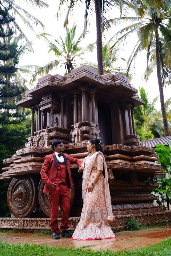 Rented costumes for pre-wedding photoshoot in Bangalore